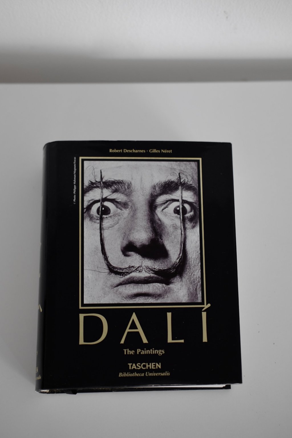 דאלי הציורים ספר מאויר מאת Taschen ,המהדורה המפוארת הזו מציגה את ציוריו של דאלי עם כתביו, רישומים וחומר ארכיוני משלו, אמנות חזותית וצילום