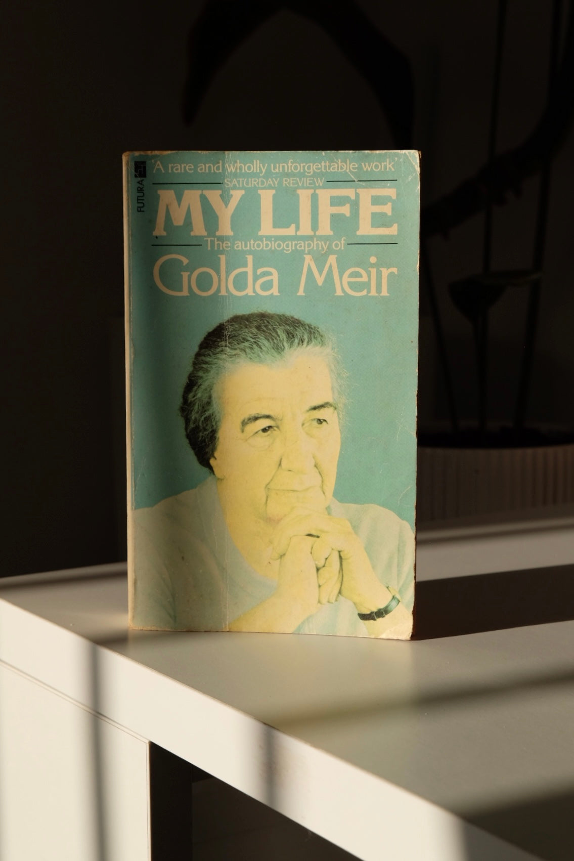 גולדה מאיר - חיי, ספר אוטוביוגרפיה של גולדה מאיר באנגלית,חנות עתיקות,מתנות לראש השנה,רעיונות למתנות לראש השנה,מתנות קטנות לראש השנה,מתנות לשבועות,רעיונות למתנות לחג,מתנות לראש השנה מקוריות,מתנות מקוריות לחג,מתנות יצירתיות,חנויות וינטאג לבית,וינטג' ישראלי,כלי בית עתיקים